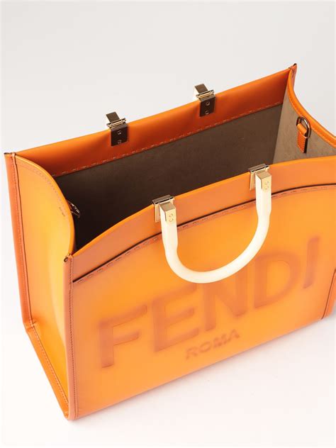 orange Fendi bag